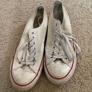 White low top converse